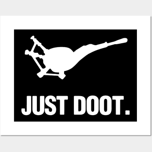 JUST DOOT. - WHITE Posters and Art